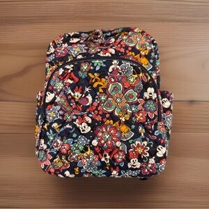 Vera Bradley Disney Mickey And Friends Playful Floral Essential Small Backpack